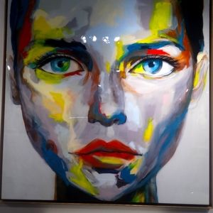 Large abstract art  6 by 8